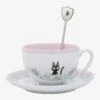 Studio Ghibli Kiki’s Delivery Service Jiji Teacup & Spoon Set - BoxLunch Exclusive