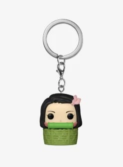 Funko Pocket Pop! Demon Slayer: Kimetsu No Yaiba Nezuko Kamado (in Basket) Vinyl Keychain - BoxLunch Exclusive