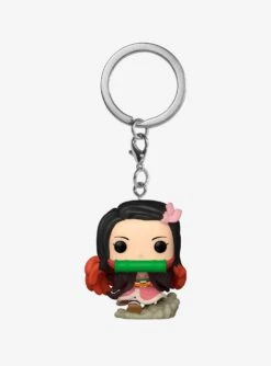 Funko Pocket Pop! Demon Slayer: Kimetsu No Yaiba Nezuko Kamado (Running) Vinyl Keychain - BoxLunch Exclusive