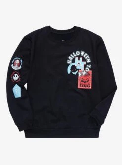 Disney Nightmare Before Christmas Halloween Town Youth Crewneck - BoxLunch Exclusive