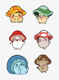 Chibi Mushrooms Blind Box Enamel Pin - BoxLunch Exclusive