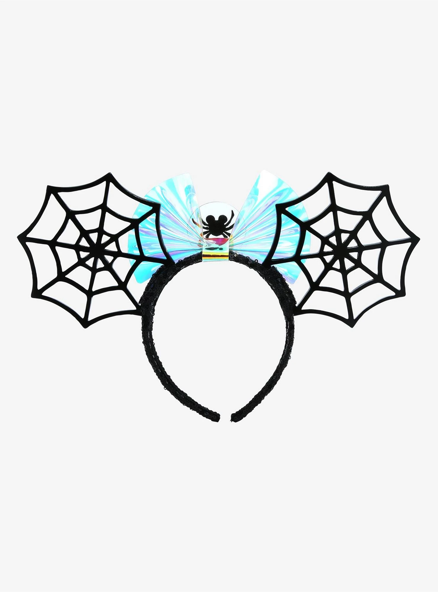 Disney Minnie Mouse Spider Webs Mouse Ears Headband - BoxLunch Exclusive 2 Disney Minnie Mouse Spider Webs Mouse Ears Headband - BoxLunch Exclusive - Image 2