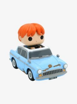 Funko Pop! Rides Harry Potter Ron Weasley In Flying Car Vinyl Figure