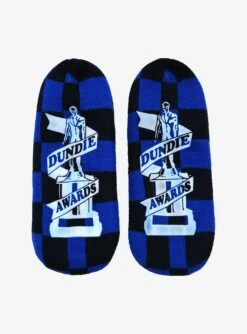 The Office Dunder Mifflin Logo Slipper Socks - BoxLunch Exclusive -BoxLunch Shop 19183842 av2