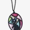 Studio Ghibli Kiki's Delivery Service Jiji Stained Glass Necklace