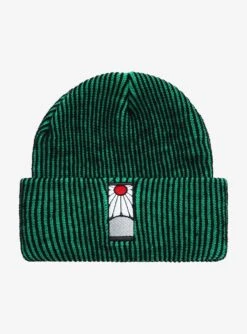 Demon Slayer: Kimetsu No Yaiba Tanjiro Hanafuda Earrings Cuff Beanie - BoxLunch Exclusive
