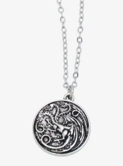 House of the Dragon Targaryen Three-Headed Dragon Replica Pendant Necklace