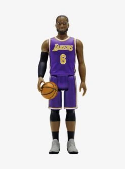 Super7 ReAction NBA Supersports LeBron James (Los Angeles Lakers) Figure