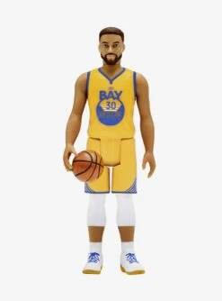 Super7 ReAction NBA Supersports Steph Curry (Golden State Warriors) Figure
