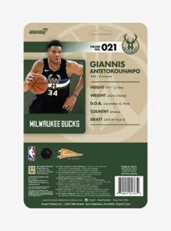 Super7 ReAction NBA Supersports Giannis Antetokounmpo (Milwaukee Bucks) Figure -BoxLunch Shop 19378440 av2