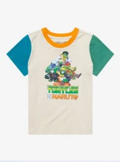 Teenage Mutant Ninja Turtles x Naruto Toddler Color Block T-Shirt - BoxLunch Exclusive