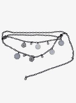 Supernatural Television Series Icons Chain Belt With Charms