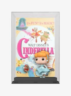 Funko Pop! Movie Posters Disney Cinderella With Jaq Vinyl Figures