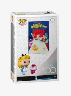 Funko Pop! Movie Posters Disney Alice In Wonderland Alice With Cheshire Cat Vinyl Figures -BoxLunch Shop 19934014 av2