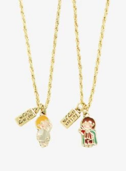 The Lord of the Rings Frodo & Sam Chibi Bestie Necklace Set