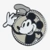 Disney Mickey Mouse Steamboat Willie Circle Portrait Enamel Pin - BoxLunch Exclusive