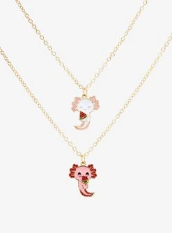 Axolotl Fruit Bestie Necklace Set - BoxLunch Exclusive