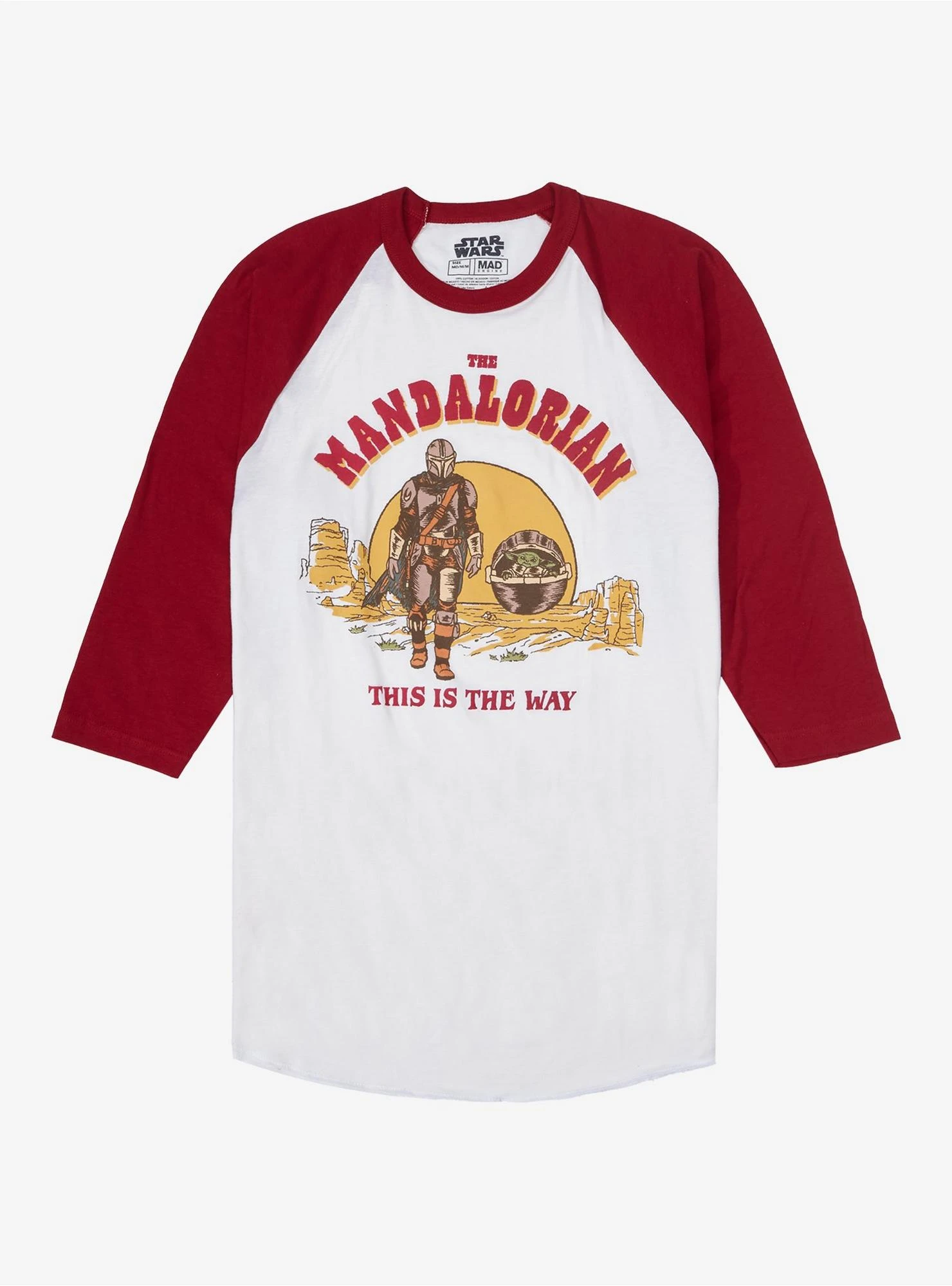 Star Wars The Mandalorian This Is The Way Raglan T-Shirt - BoxLunch Exclusive 1 Star Wars The Mandalorian This Is The Way Raglan T-Shirt - BoxLunch Exclusive