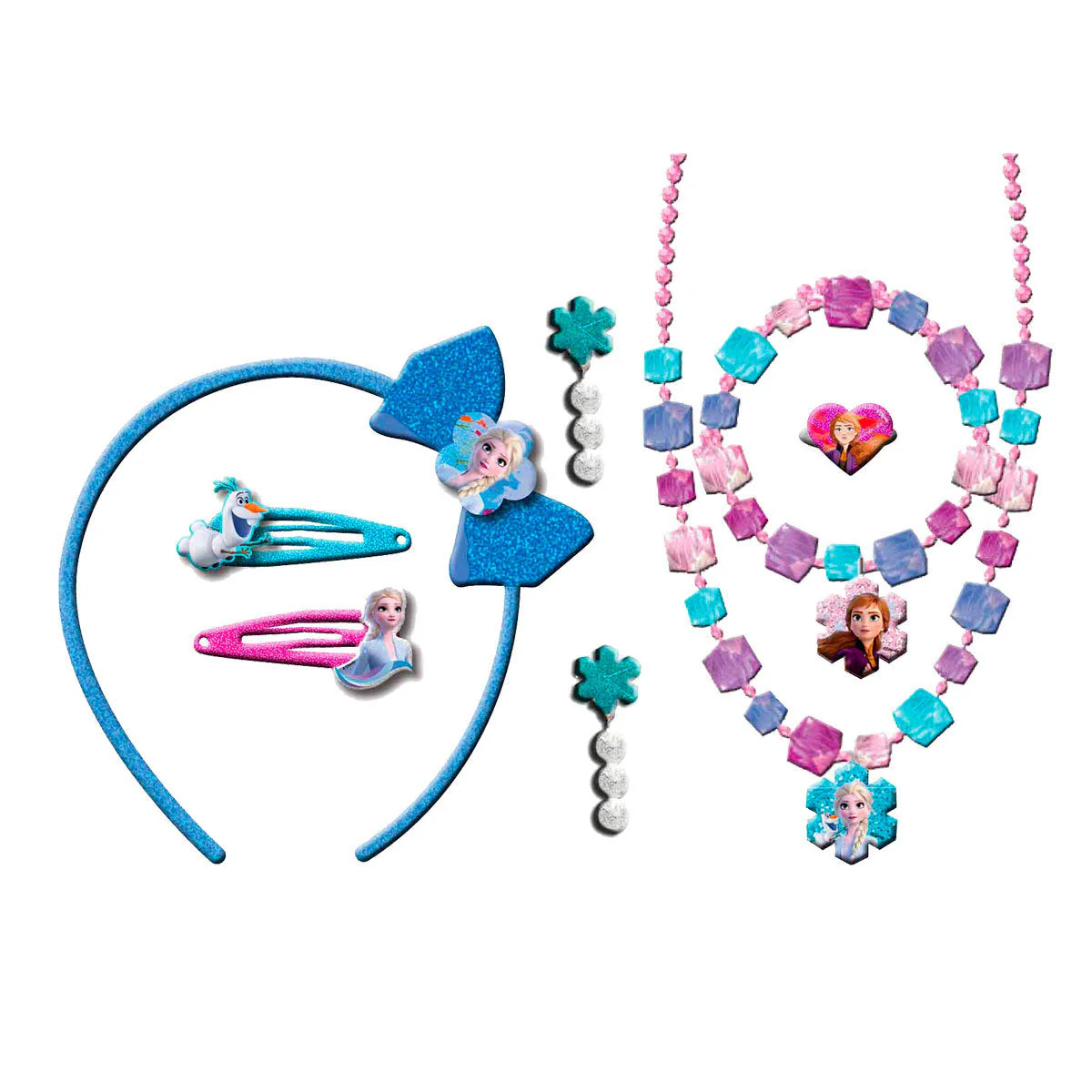 BoxLunch Shop -BoxLunch Shop 544711 1 disney frozen 2 hair accessories set 8 pack 3b2043be 89c0 48b3 a5cd e1d45d66102b